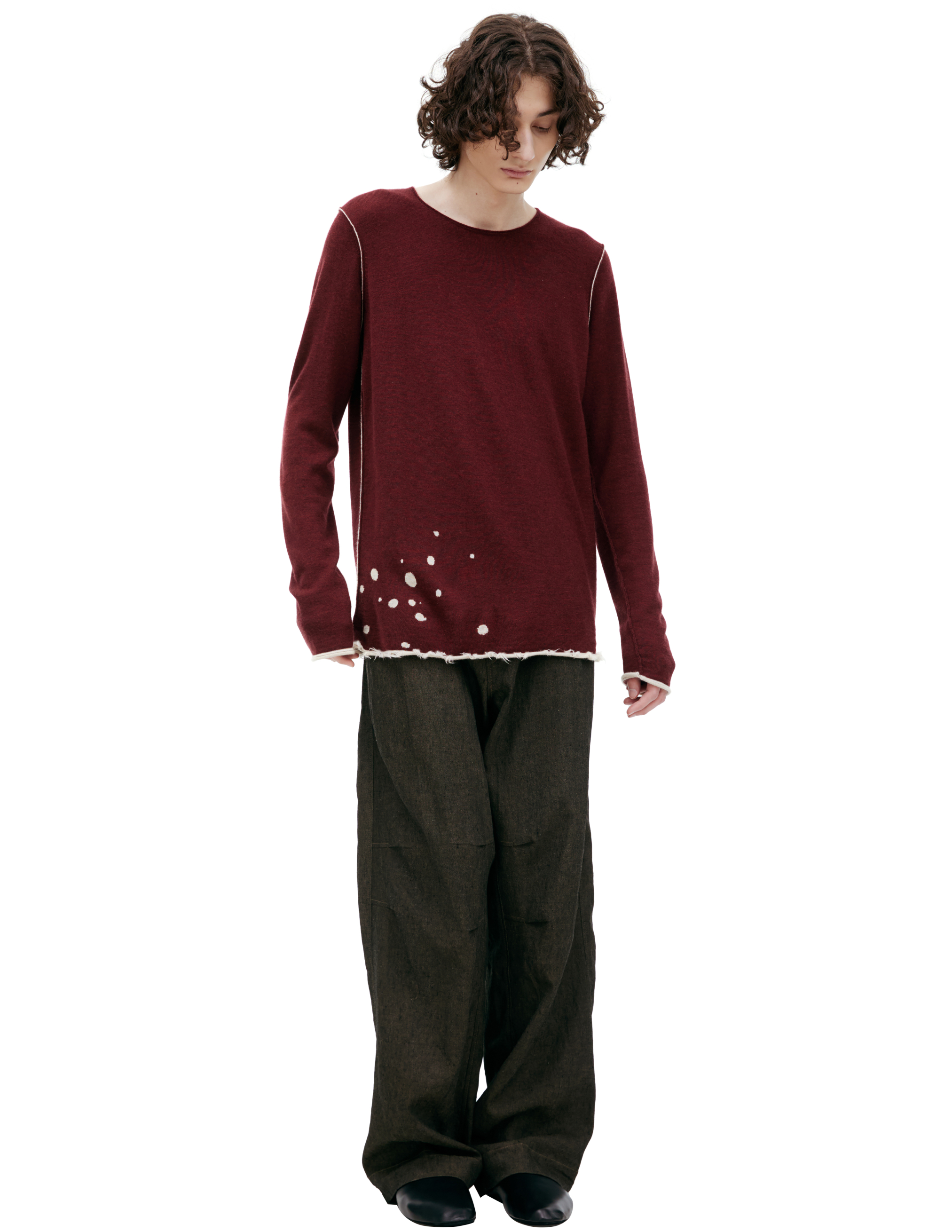 Свитер с эффектом краски Ziggy Chen 0M2502001