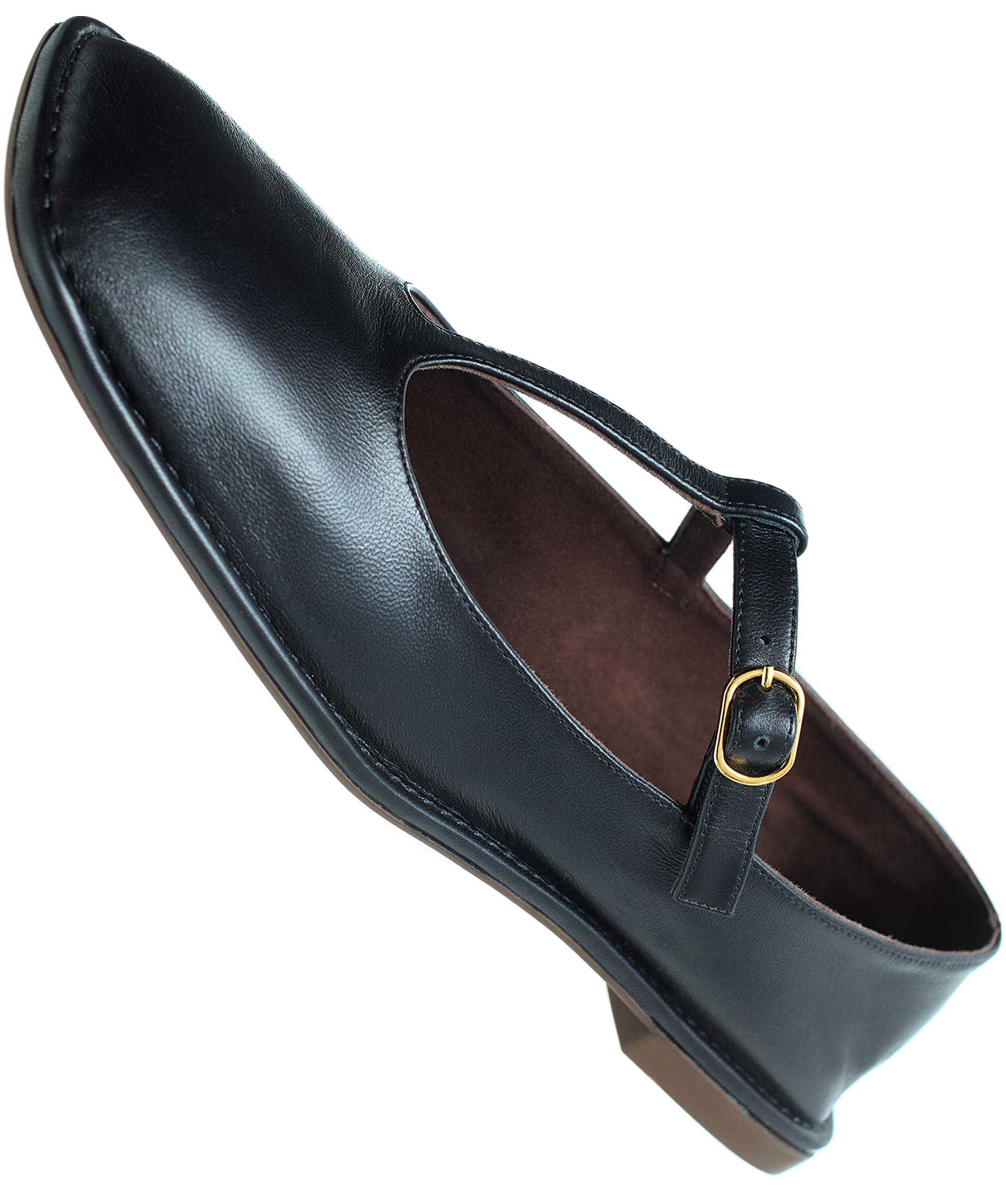Кожаные сандалии SQUARE T-STRAP The Row F1599-SL3