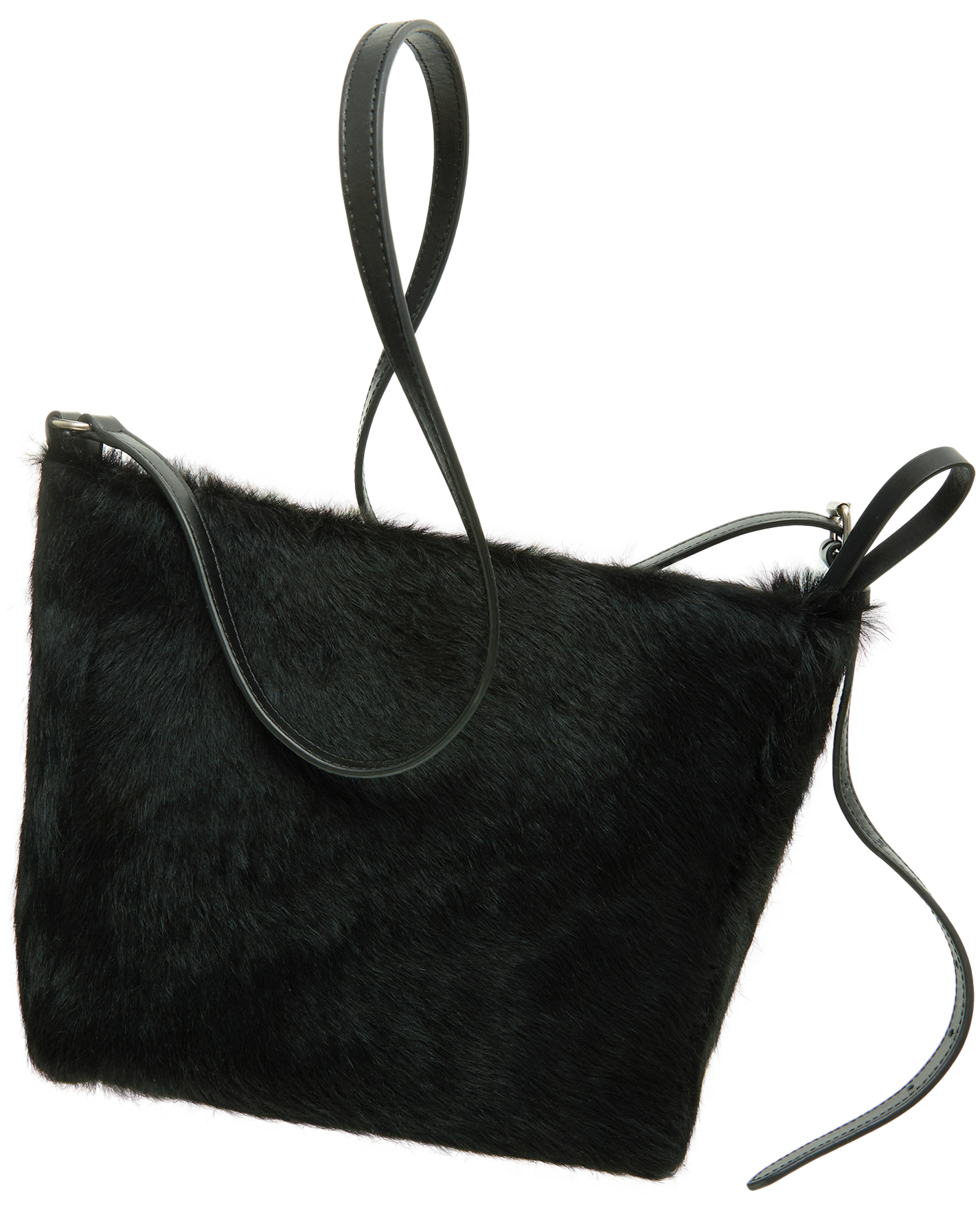 Черная сумка из кожи Dries Van Noten 232-021503-311-900
