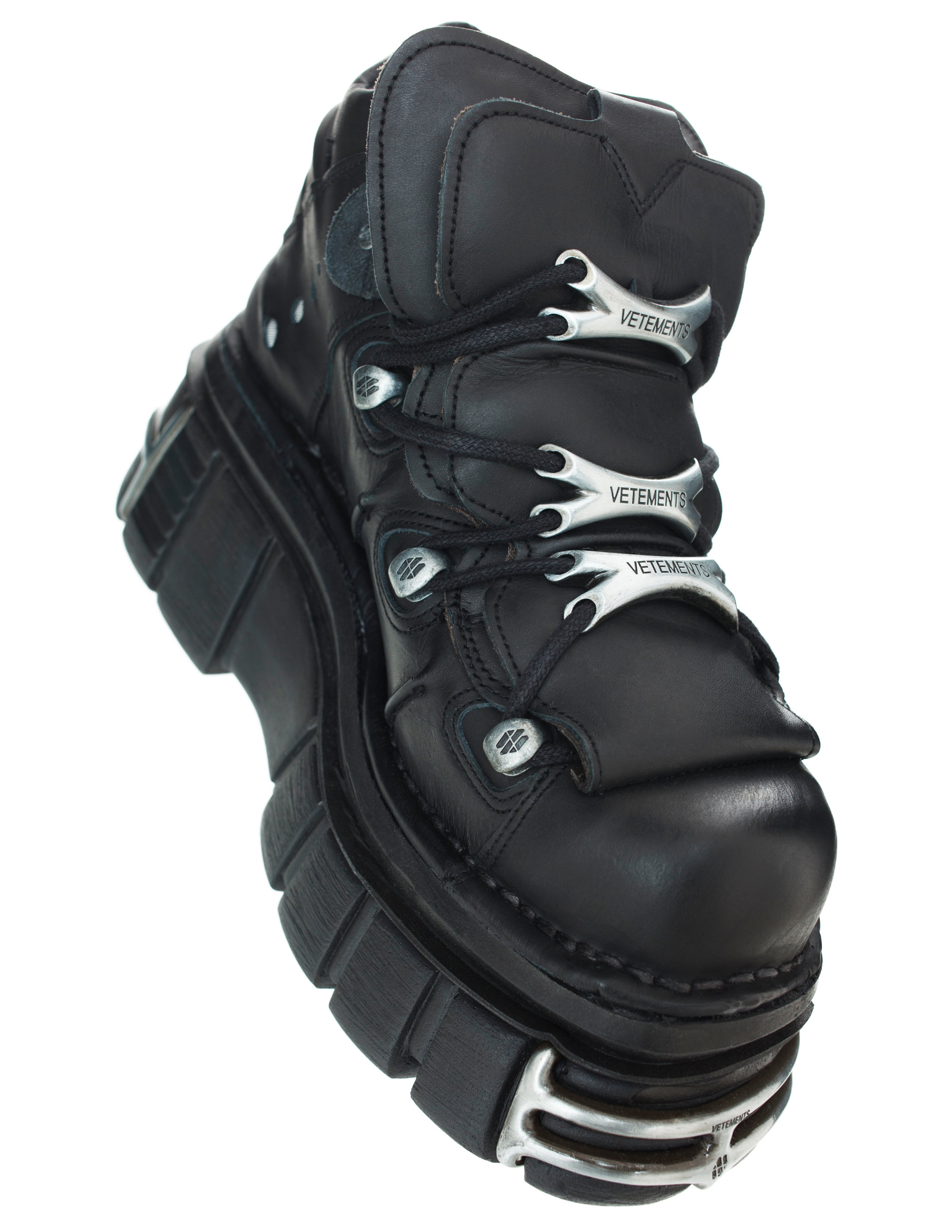 Ботинки VETEMENTS x New Rock на платформе UE54SN120B/5006