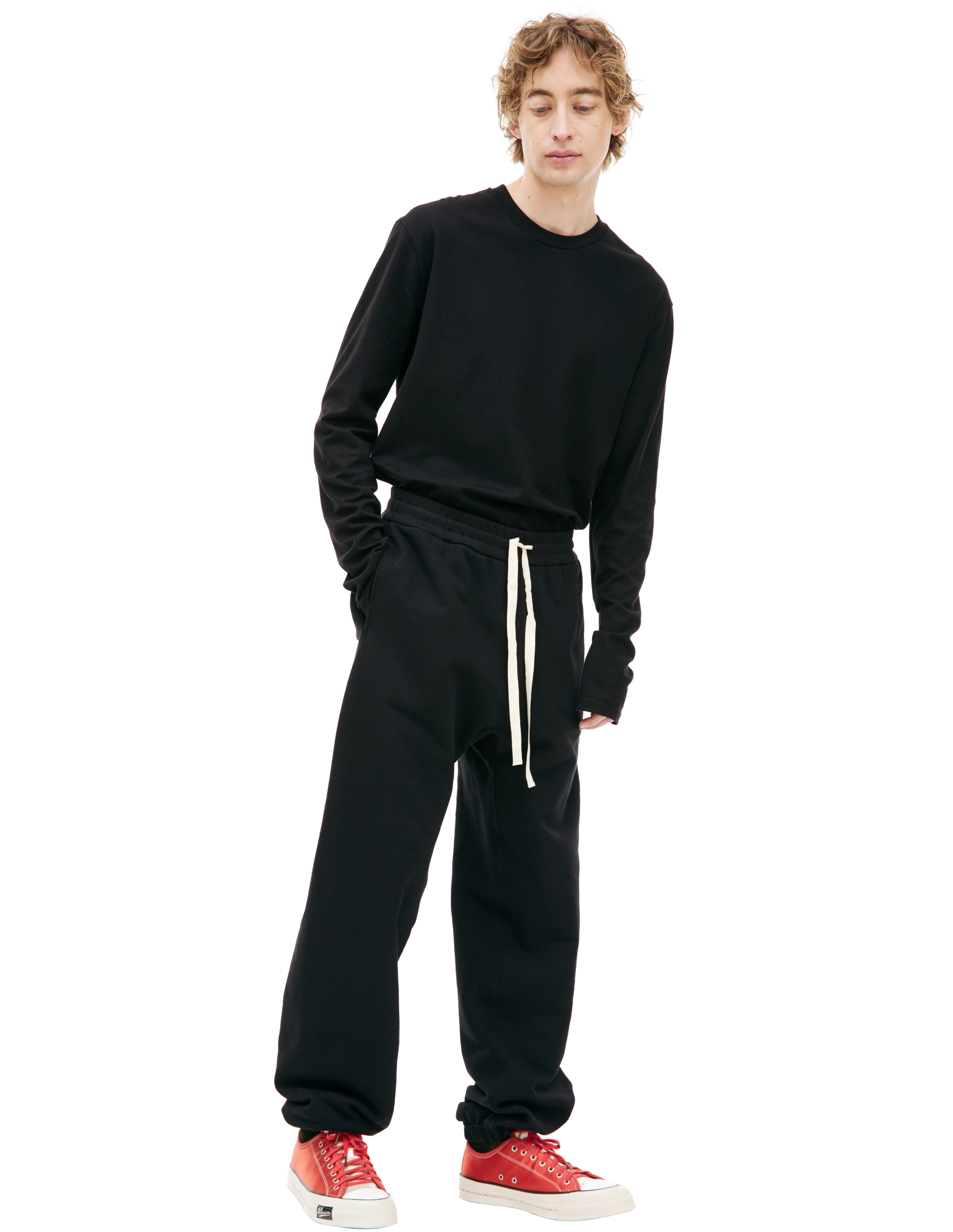 Черные спортивные брюки Jil Sander J47KA0125/J20039/001