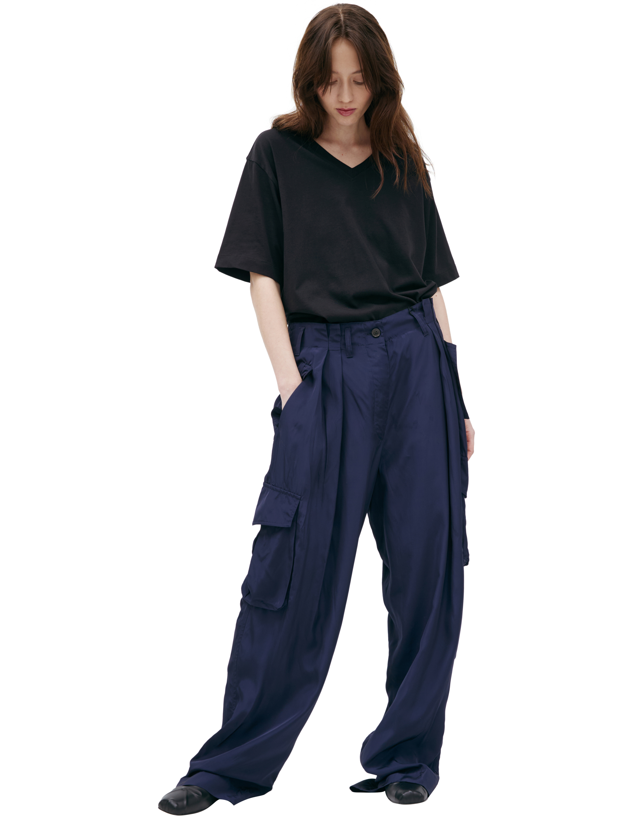 Брюки карго с накладными карманами Dries Van Noten 241-010919-8374-509