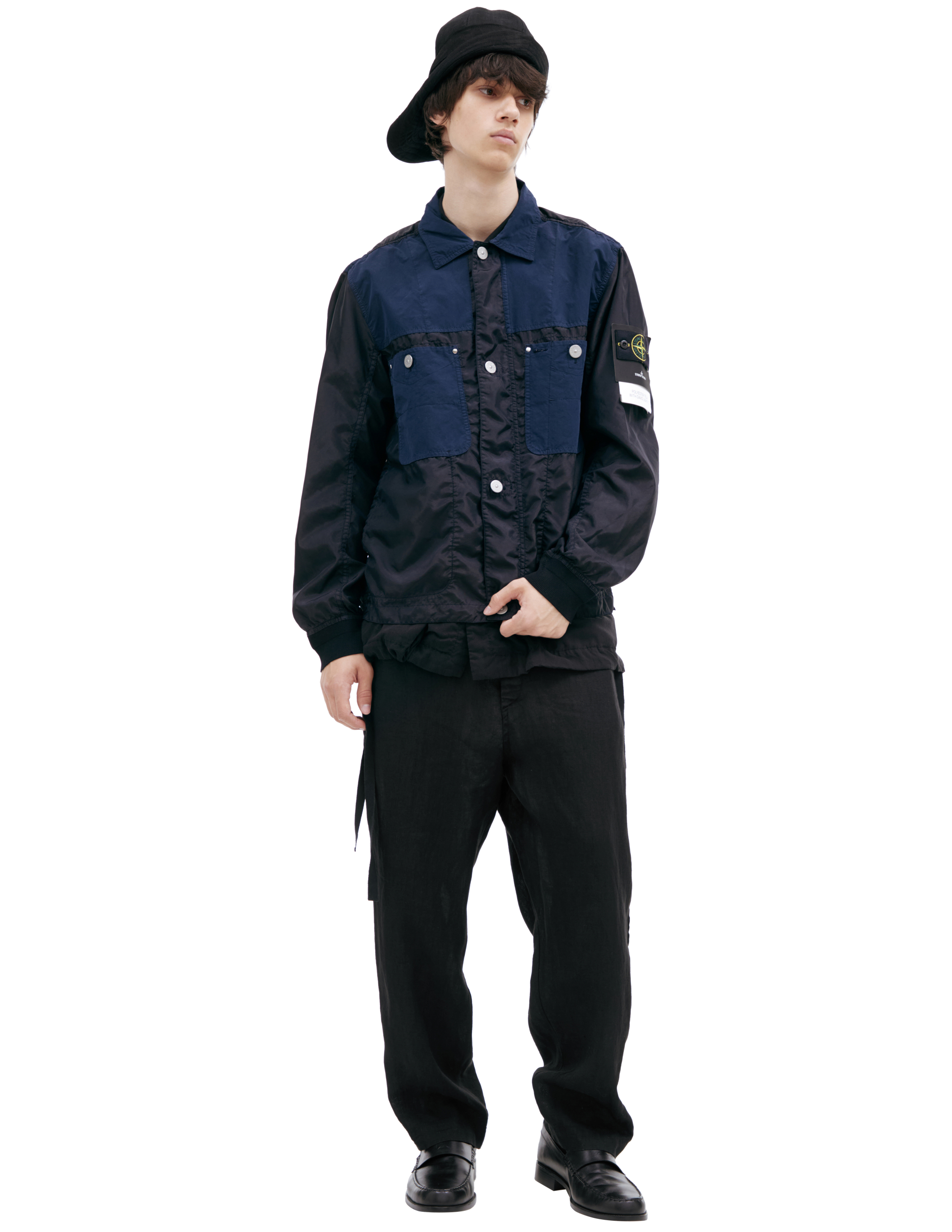 Куртка с патчем Stone Island 801542932/V0020