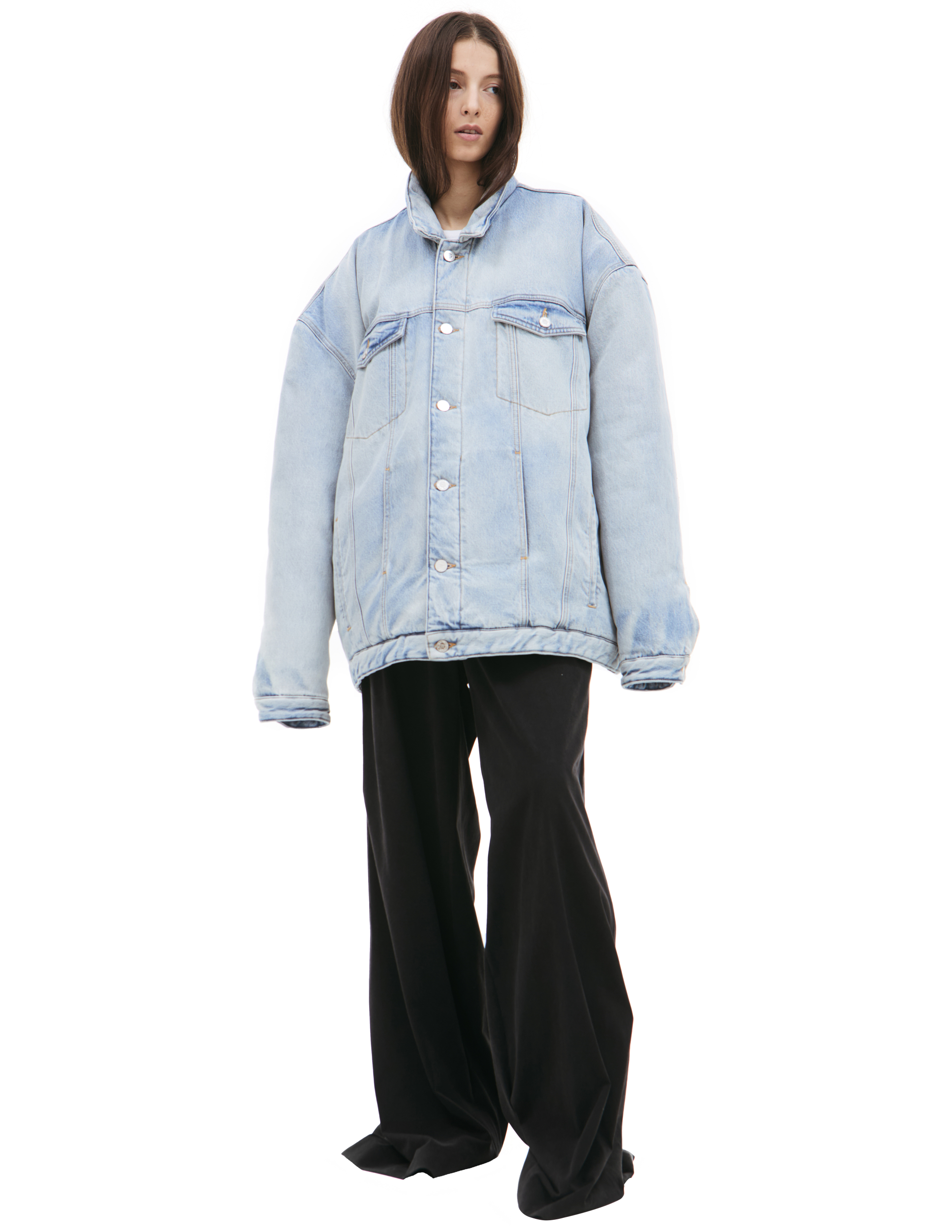 Джинсовая куртка на пуговицах VETEMENTS UA65JA899N