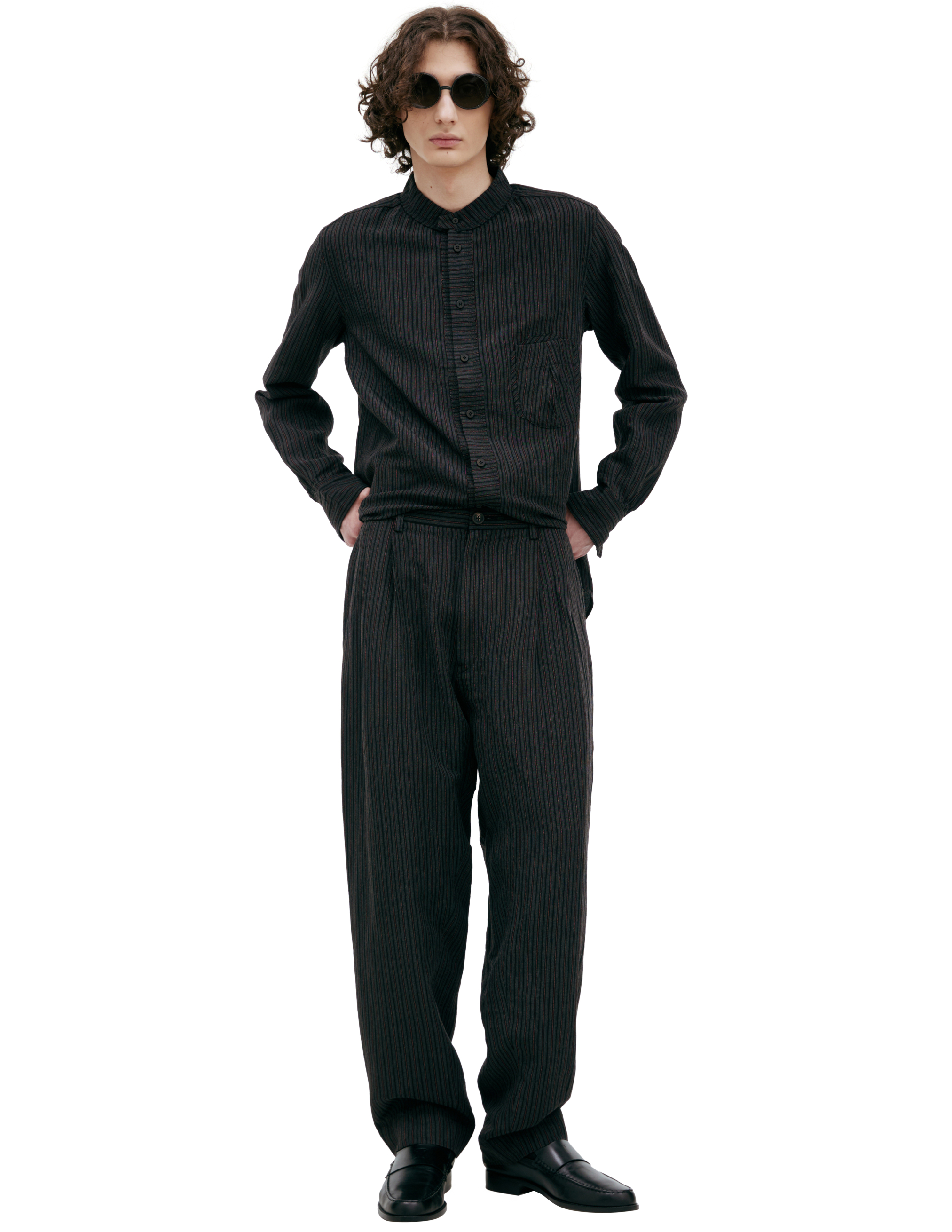 Прямые брюки в полоску Ziggy Chen 0M2500504