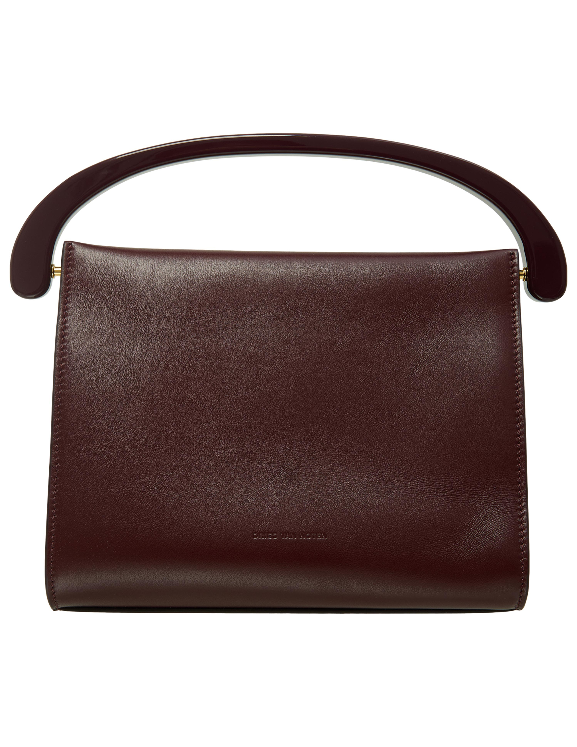 Кожаная сумка с ручкой Dries Van Noten 242-01151-7199-358