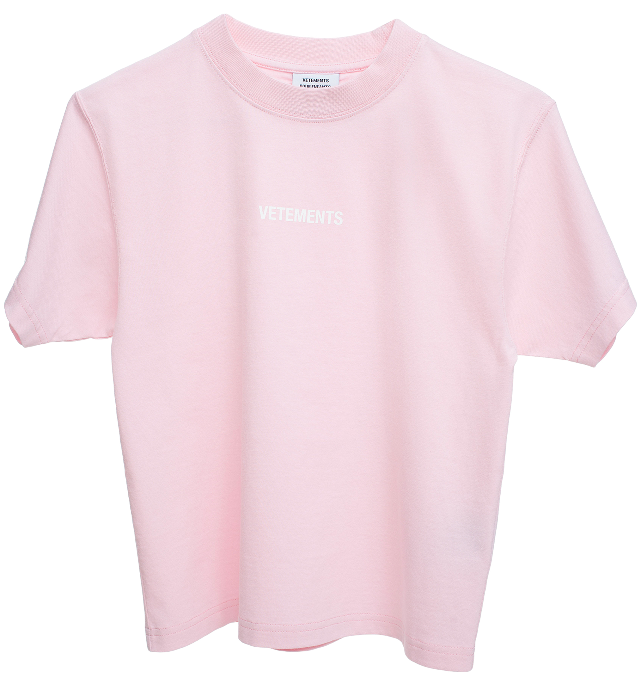 Детская футболка с логотипом VETEMENTS KA10TR100K