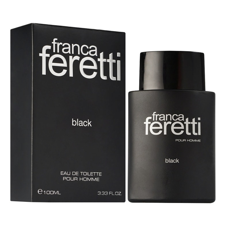 Franca Feretti For Men Black Brocard