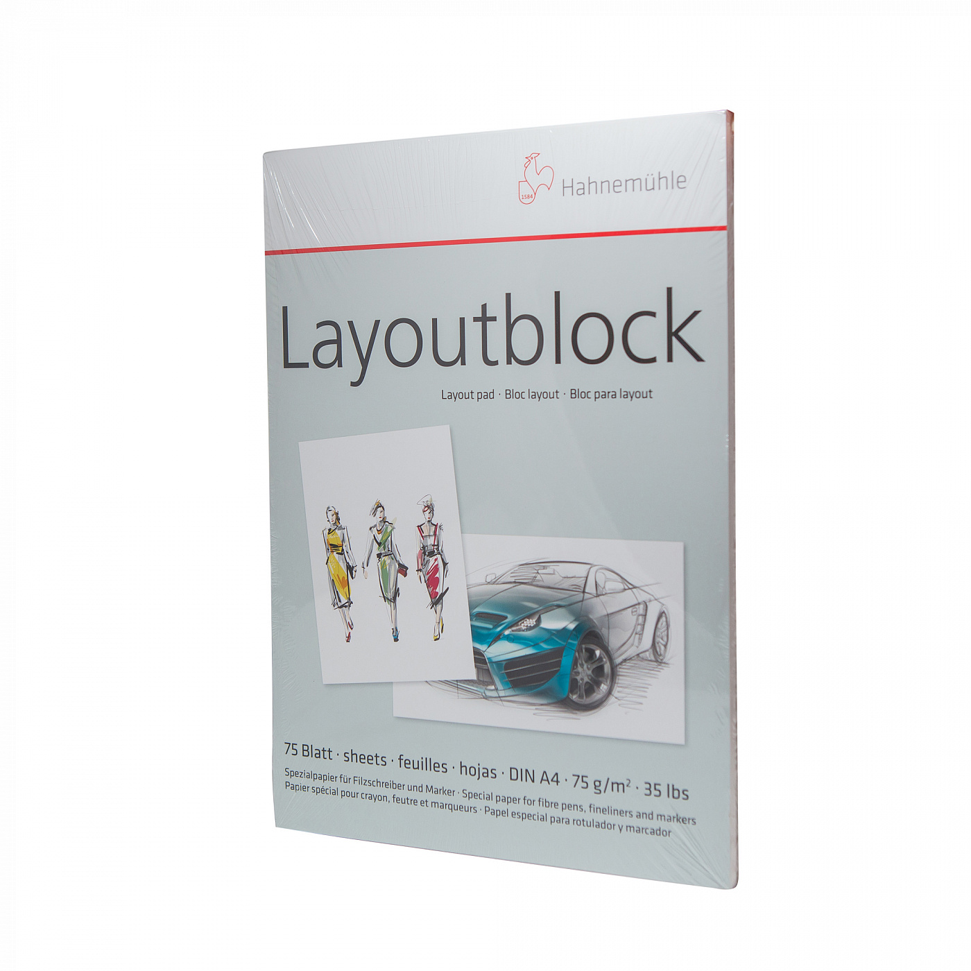 Альбом для эскизов для комиксов и иллюстраций Hahnemuhle "Layout" A4 75 л 75 г Hahnemuhle Fineart Hah-ЗХК-10625040