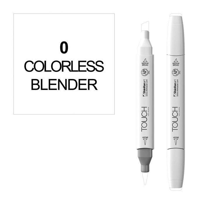 Маркер спиртовой BRUSH Touch Twin Blender размывка ShinHan Art (Touch) T-0