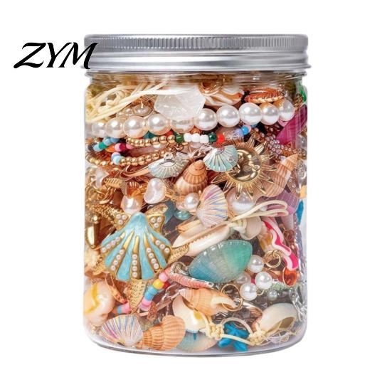 Ассорти винтажных украшений Mystery Jar для женщин, случайный смешанный набор с ожерельем, серьгами, кольцом, браслетом, брошью, подарок на день рождения, семейный подарок, прибрежный стиль 10pcs brown Zhiyumao