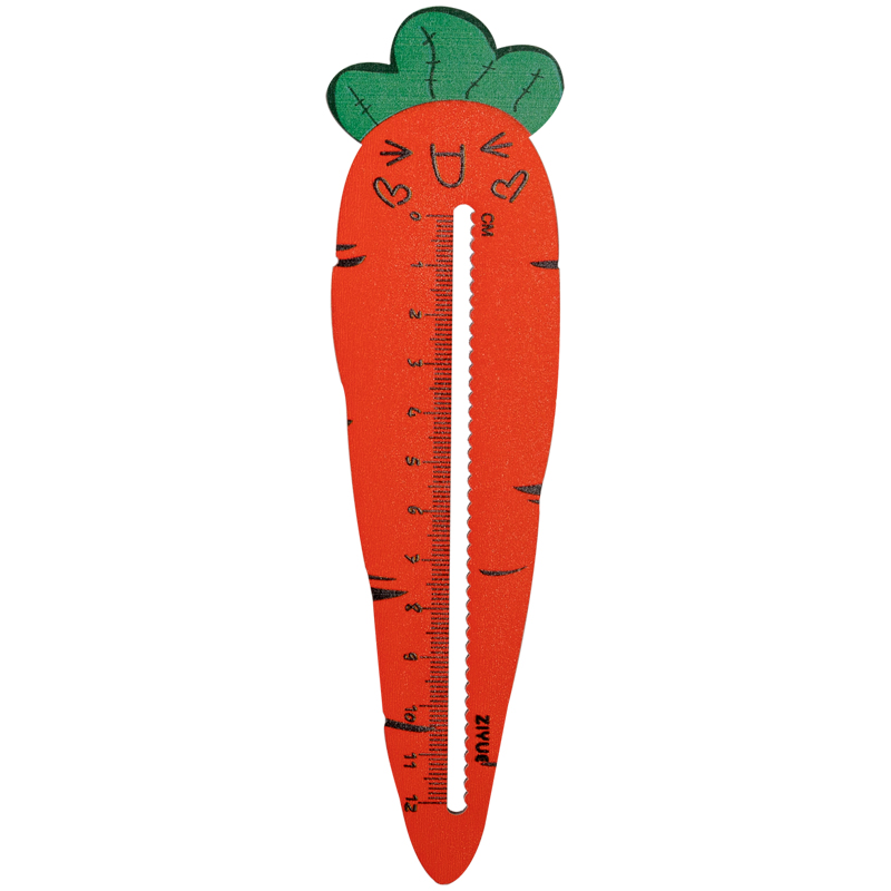 Линейка деревянная MESHU "Carrot" 12 см, европодвес MESHU-WR15_54866