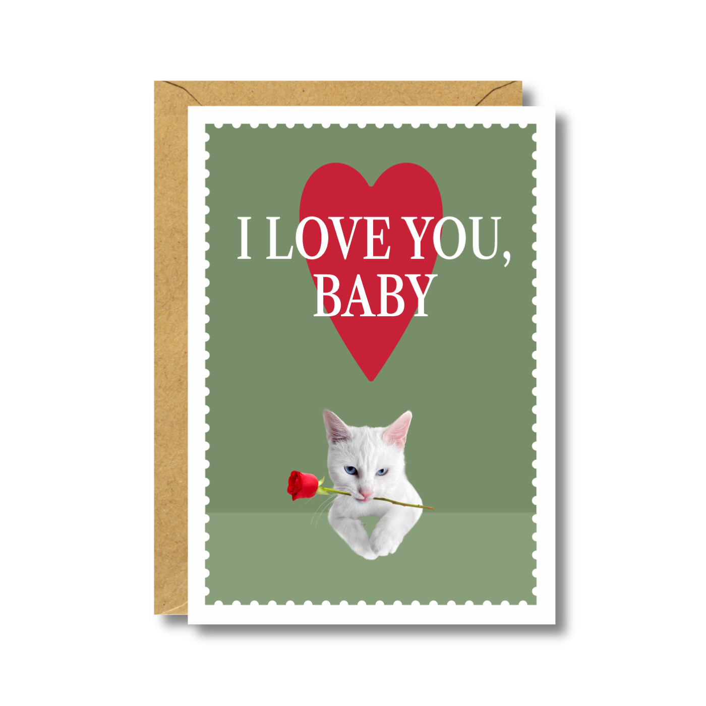 Открытка "l love you, baby" «Красный Карандаш» Mur-10