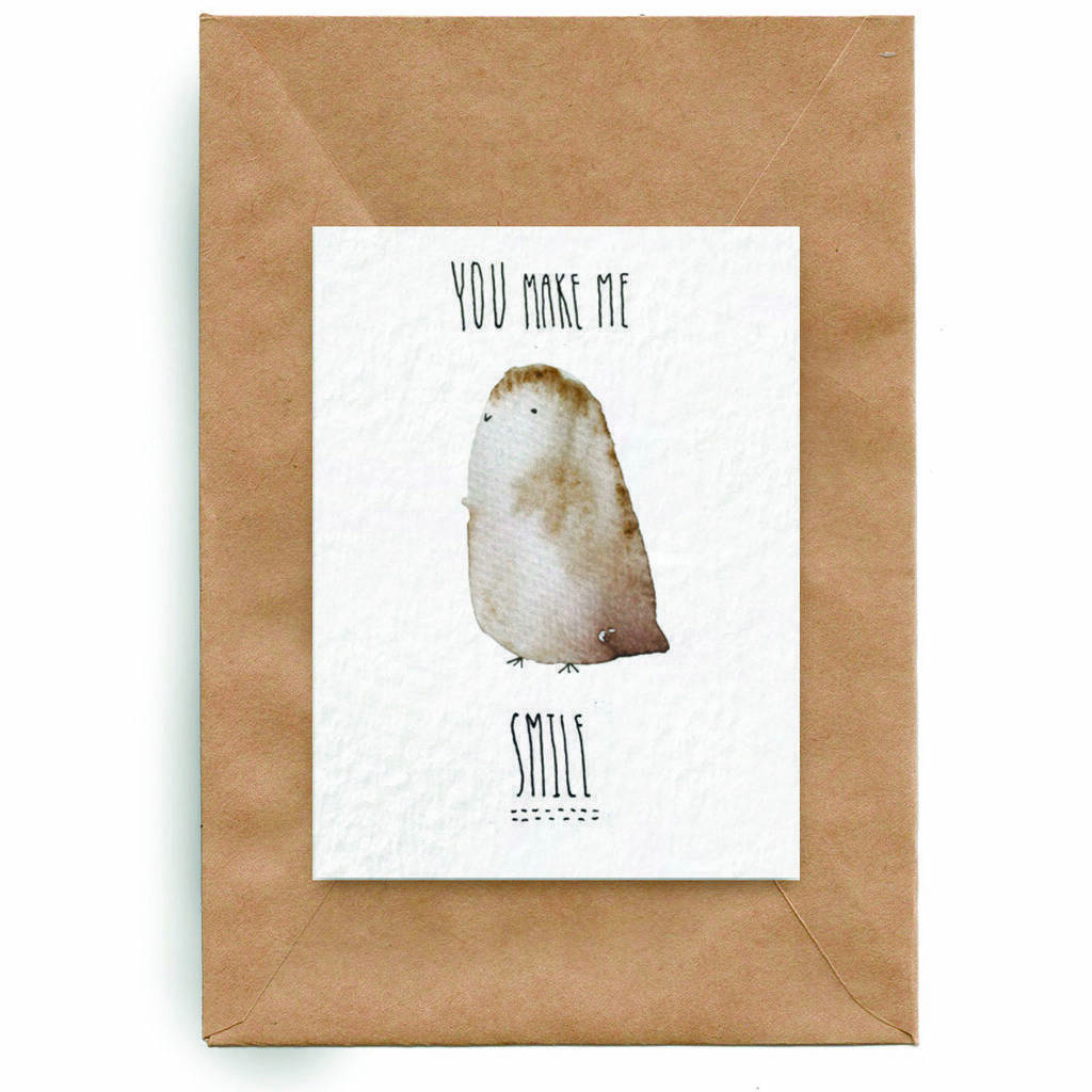 Открытка Yetti "Птичка smile" Yetti-6010004847697