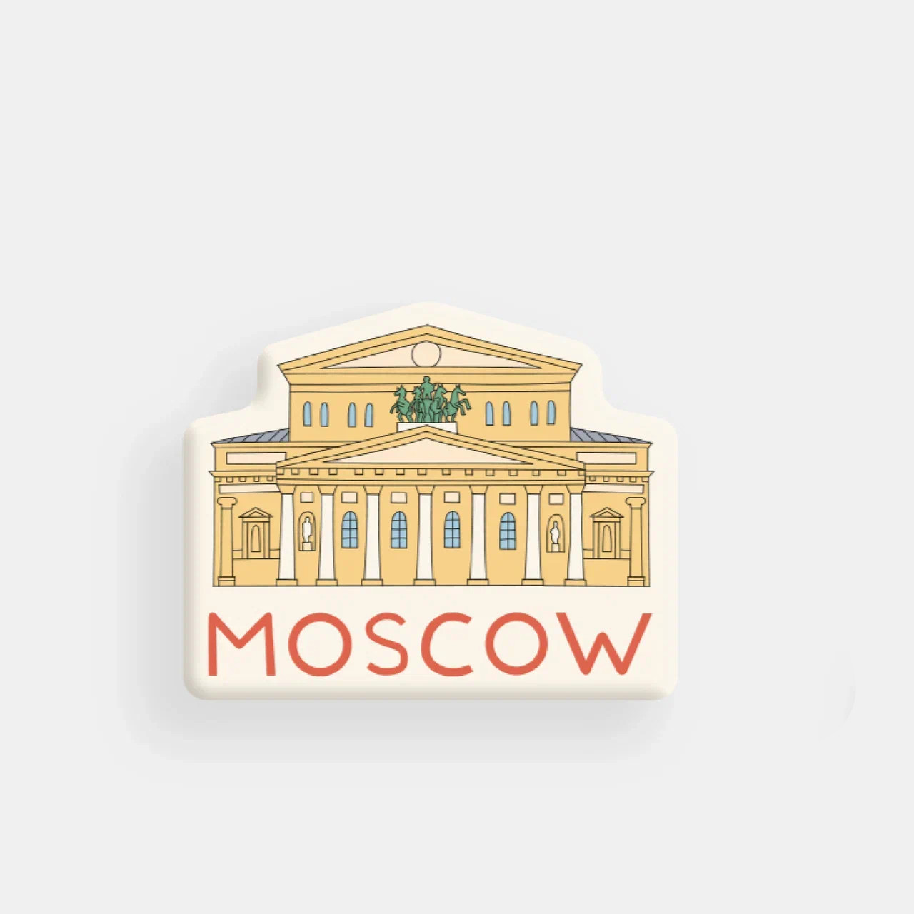 Стикер объемный "Москва. Большой театр" Подписные издания ПИ-1192476