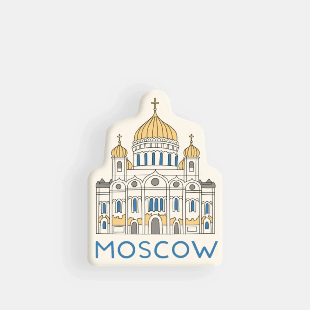 Стикер объемный "Москва. Храм Христа Спасителя" Подписные издания ПИ-1192473