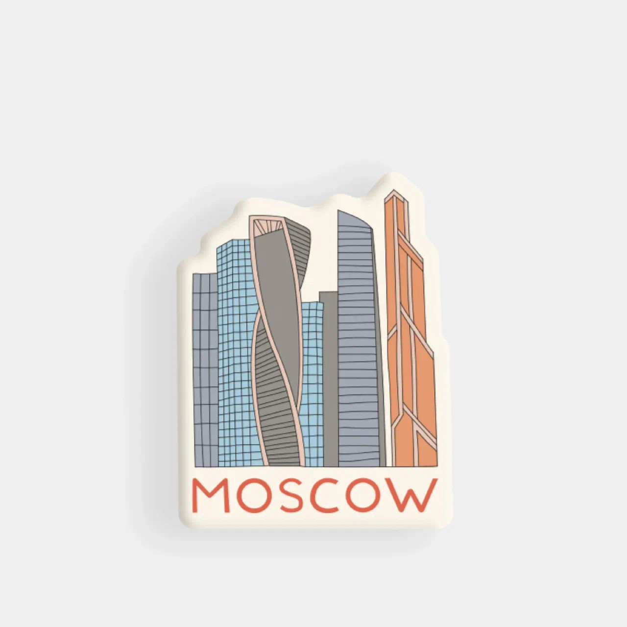 Стикер объемный "Москва-сити" Подписные издания ПИ-1192470