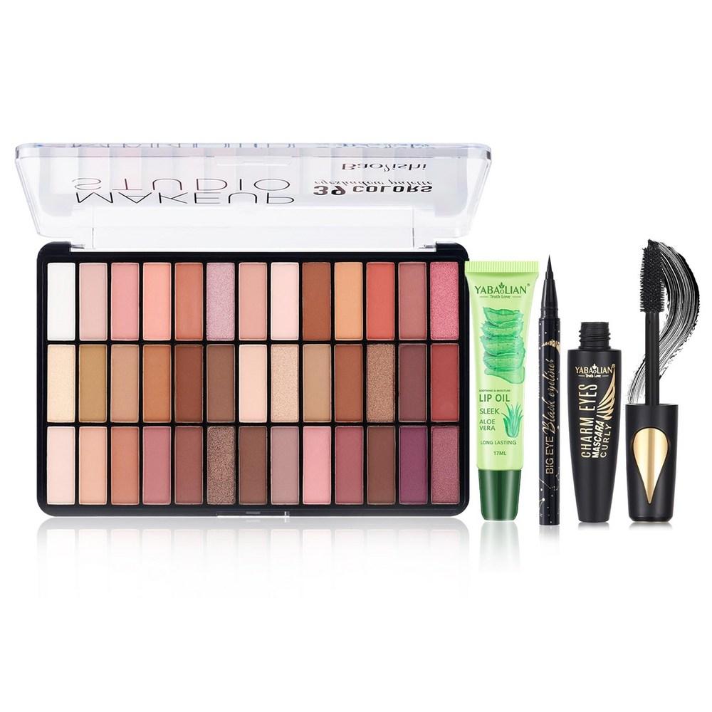 FantasyDay All in One Professional Makeup Kit для женщин FantasyDay All in One Professional Makeup Kit для девочек, праздничный макияж в подарок, 1 шт., SET004E black BeautyGlam