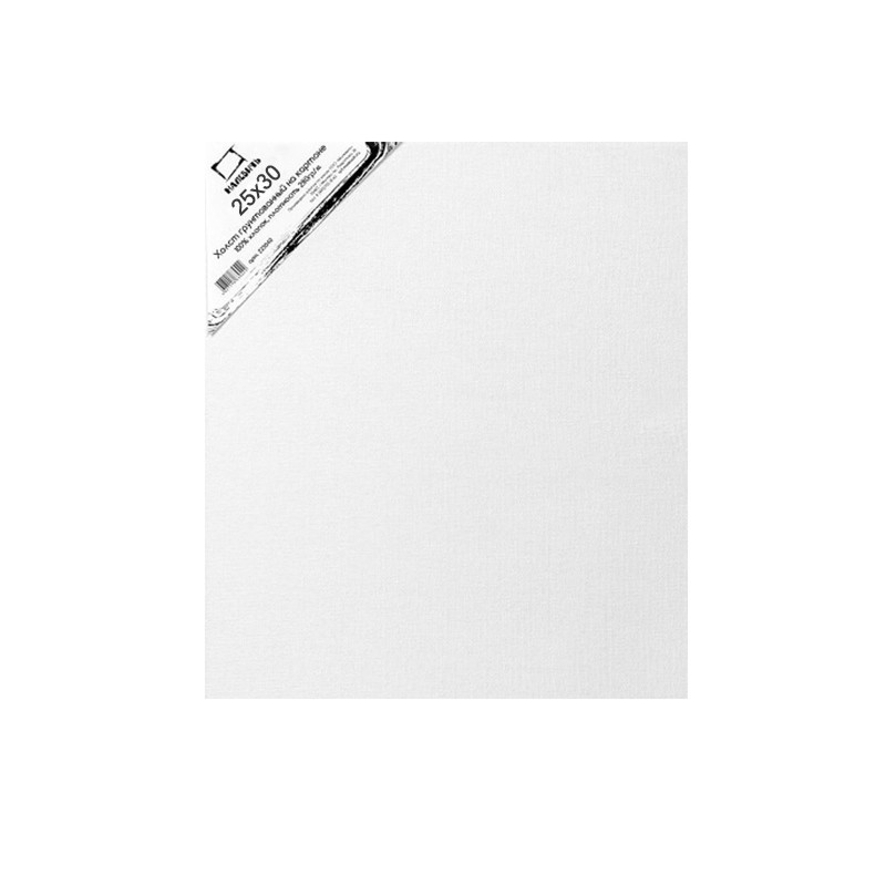 Холст грунтованный на картоне Малевичъ 25x30 см МЛ-222530