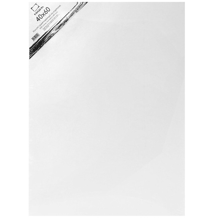 Холст грунтованный на картоне Малевичъ 40x60 см МЛ-224060