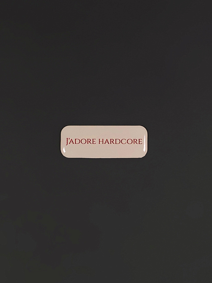 Стикер объемный "J'adore Hardcore" Подписные издания ПИ-1184434