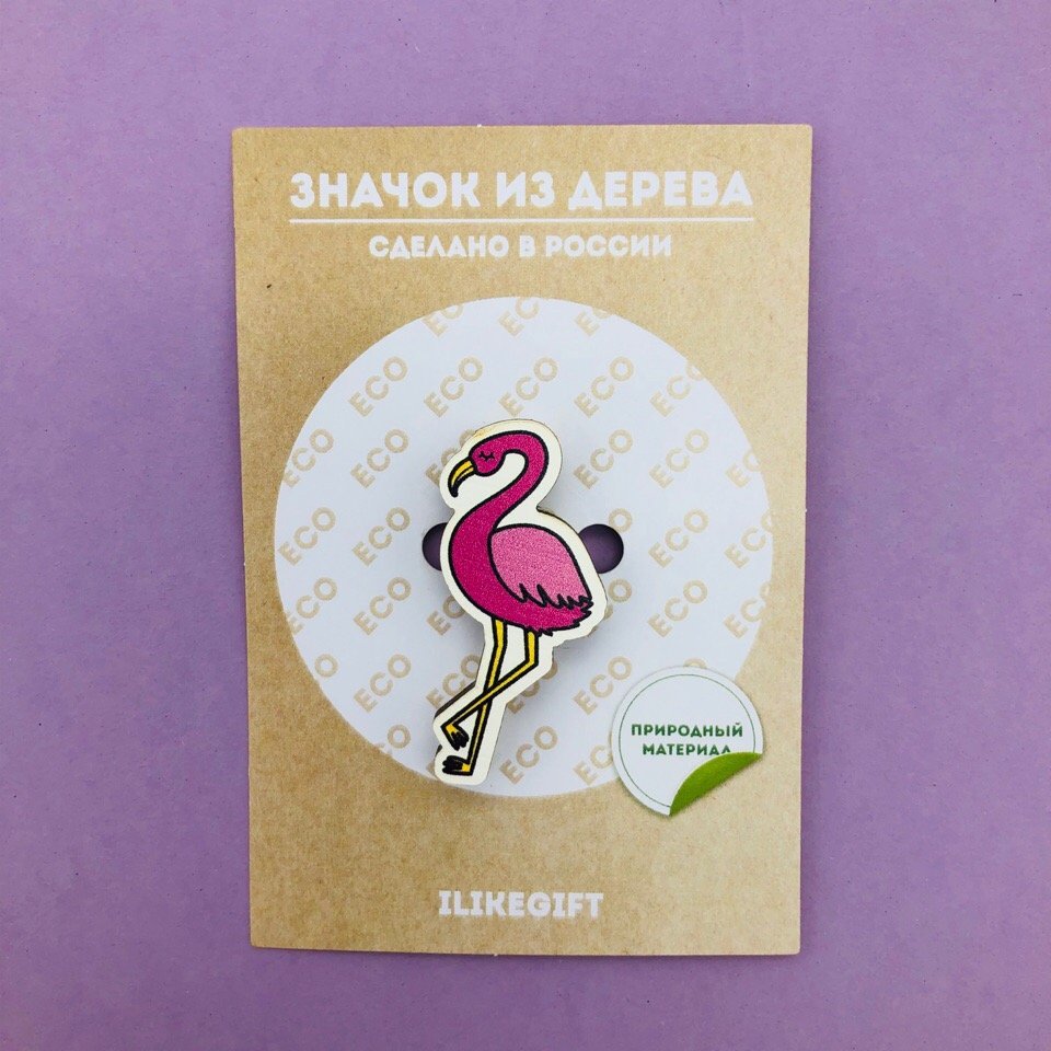Значок "Фламинго" iLikeGift ILG-15226