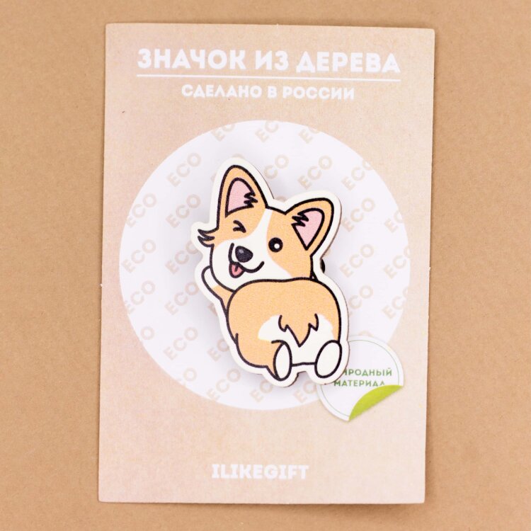 Значок "Winking Doggy" iLikeGift ILG-15216