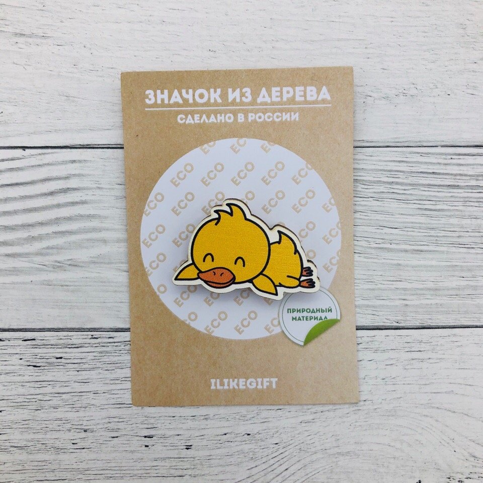 Значок "Sleeping Duck" iLikeGift ILG-15205