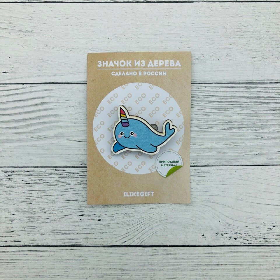 Значок "Cute Whale" iLikeGift ILG-15232