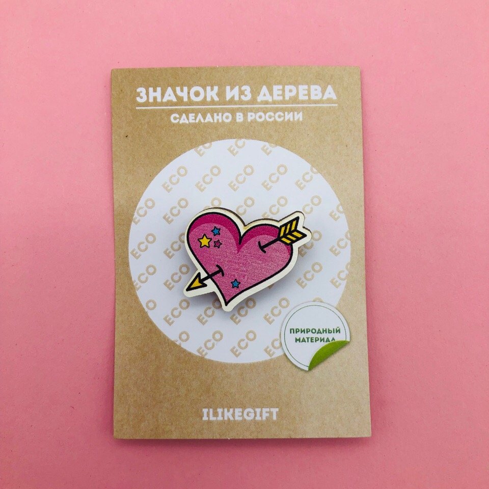 Значок "Heart" 1 iLikeGift ILG-15228
