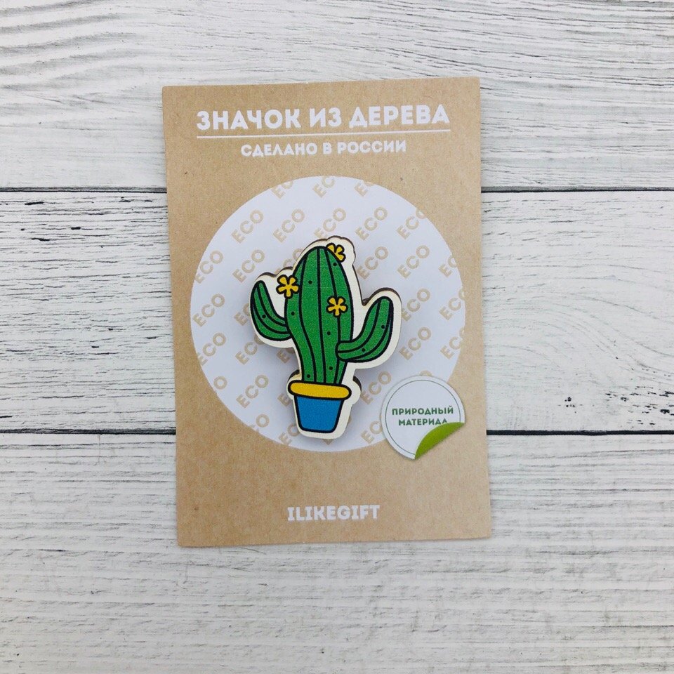 Значок "Cactus" iLikeGift ILG-15217