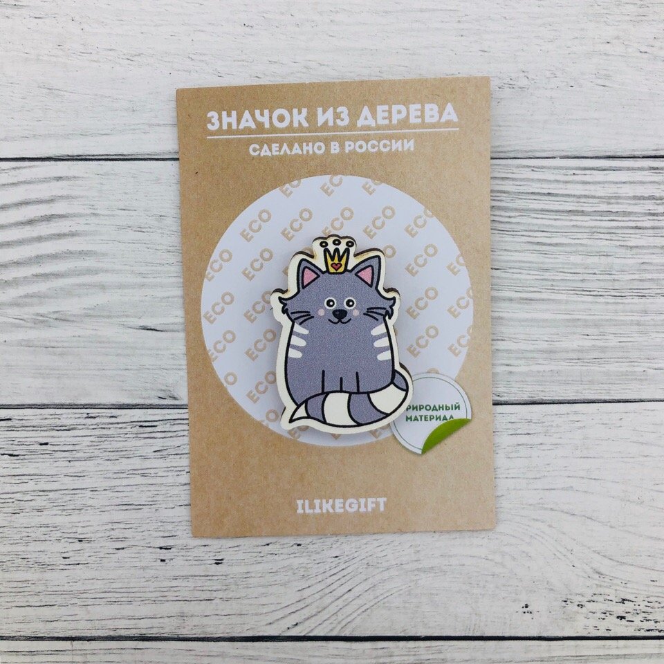 Значок "Queen Cat" iLikeGift ILG-15204