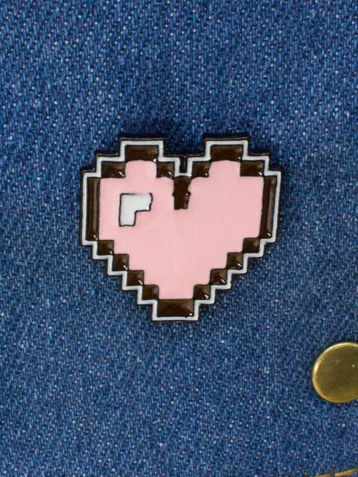 Значок "Pink Heart" iLikeGift ILG-C1054