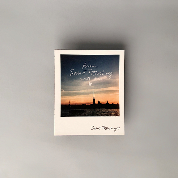 Мангит "From Saint Petersburg with love" 70х85 мм Подписные издания ПИСПб-1110099