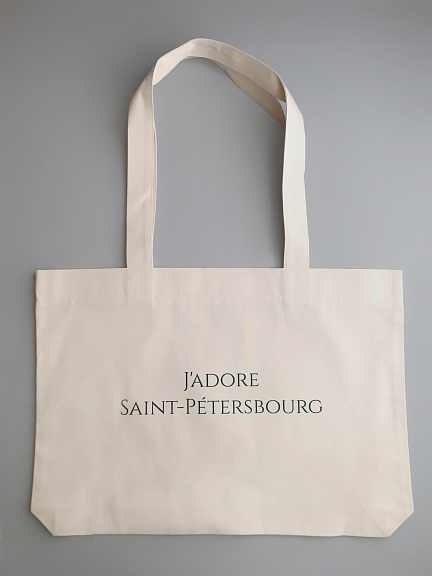 Сумка "J'adore Saint-Petersbourg" зеленая Подписные издания ПИСПб-1135272