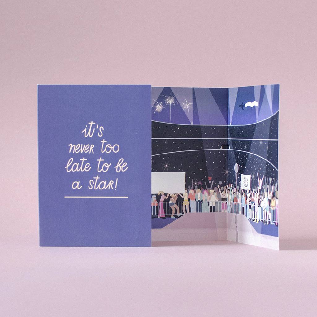 Открытка "Be a star!" Paperie PAPERIE-32598234