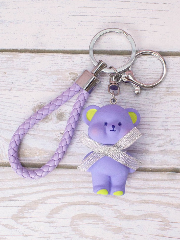 Брелок "Bear bow", purple iLikeGift ILG-YSK01874-04