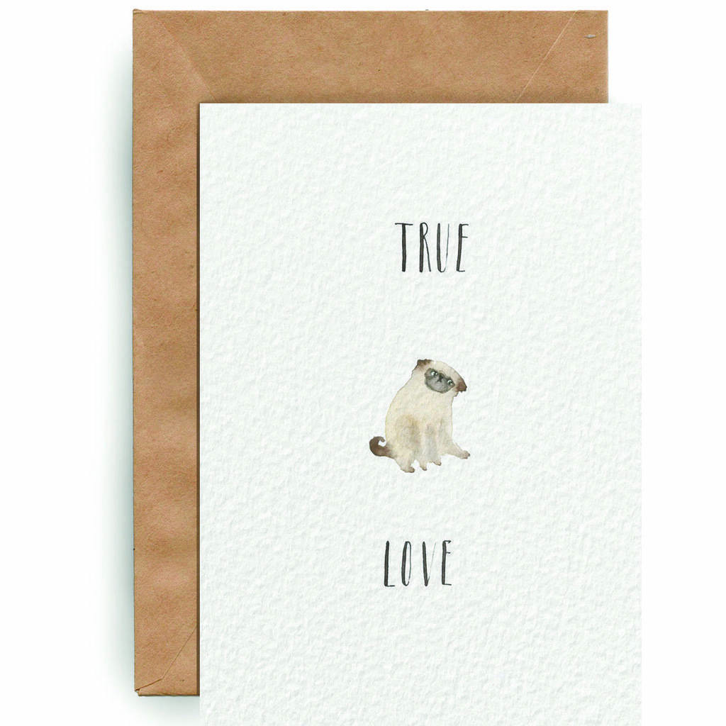 Открытка Yetti "Pug Love" Yetti-2680984784134