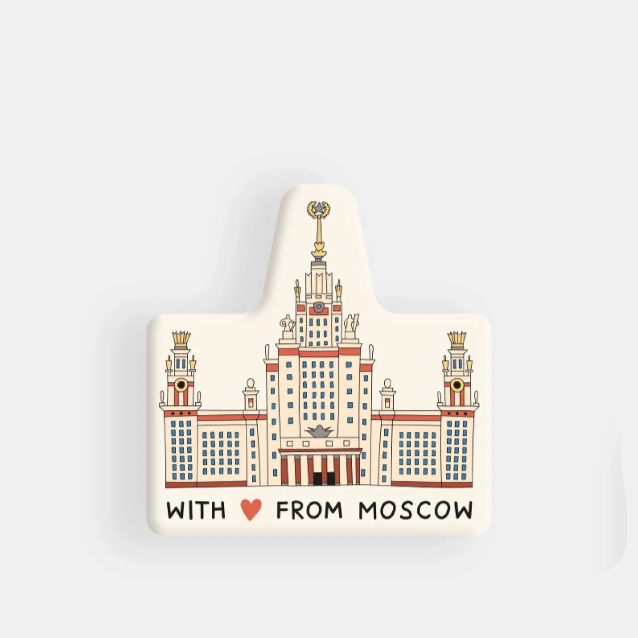 Стикер объемный "Москва. МГУ" Подписные издания ПИ-1192472
