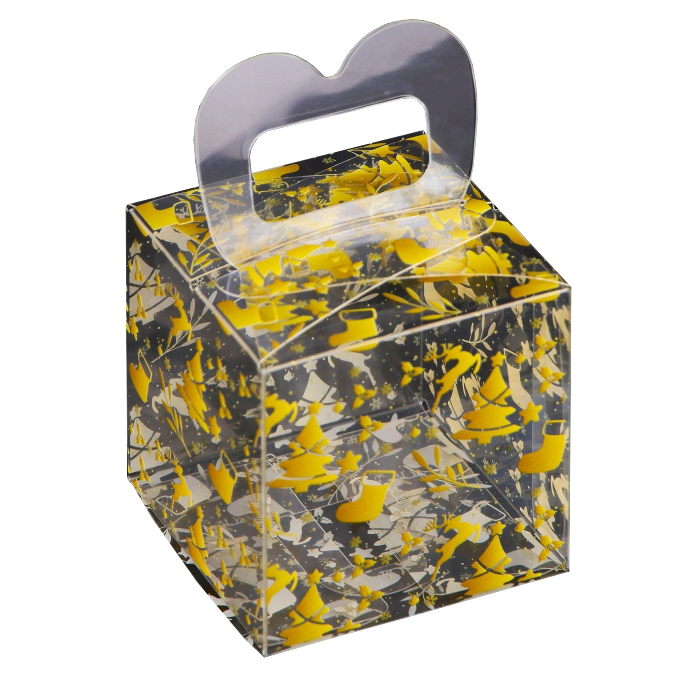 Складная коробка из PVC 5 х 5 х 5 см "Ёлочки" Sima Lend SL-10407781