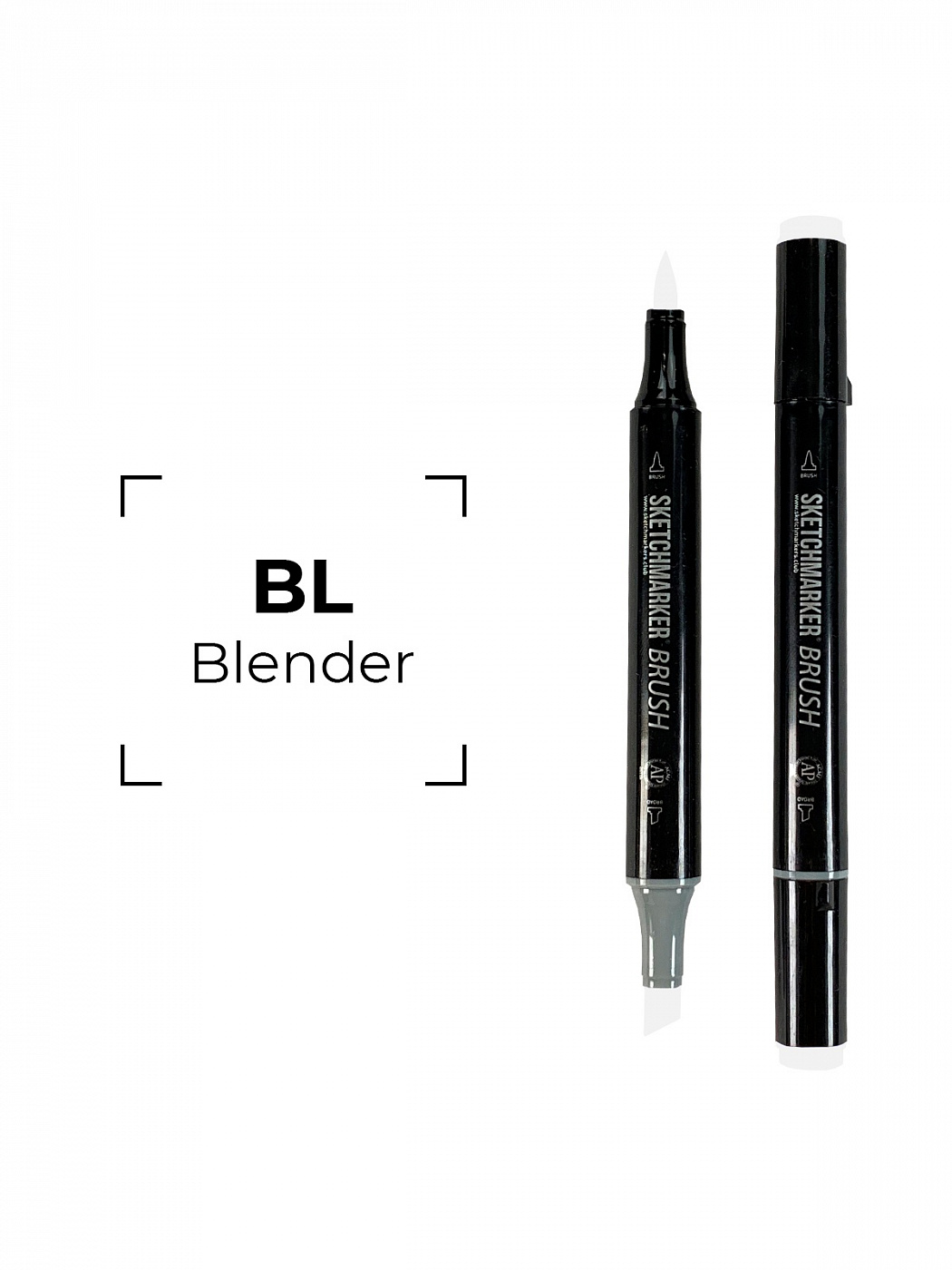 Маркер двухсторонний на спиртовой основе Sketchmarker Brush Цвет Блендер SKM-SMB-BL