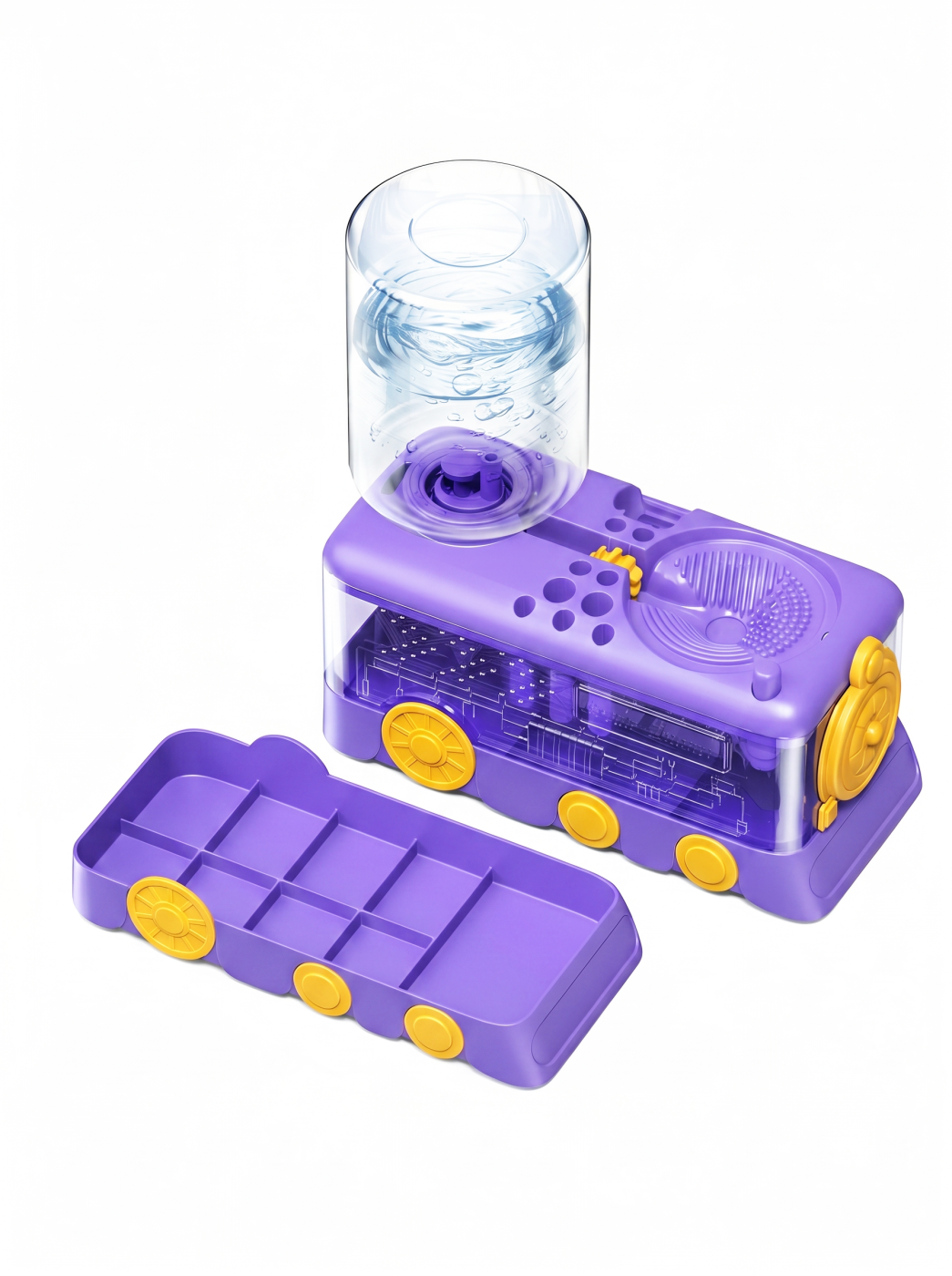 Кистемойка HIMI Паровозик, фиолетовая HIMI-PM003Z/Purple