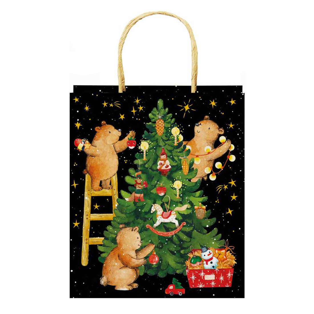 Пакет "НГ. Мишки и елка", большой Cards For You And Me CARDS-4640001587443