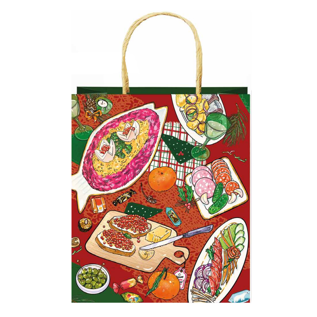 Пакет "НГ. Застолье", большой Cards For You And Me CARDS-4640001587504
