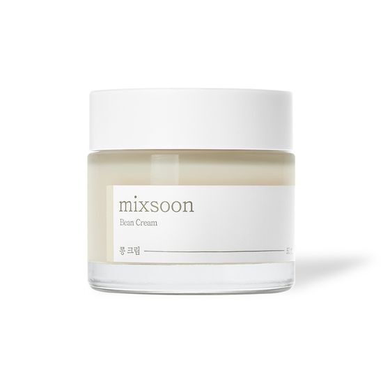 mixsoon Крем с бобами 50 мл - Интенсивно увлажняющий крем для лица для гладкой, напитанной кожи, уход за порами и себумом - Корейская косметика для сияющей кожи beige