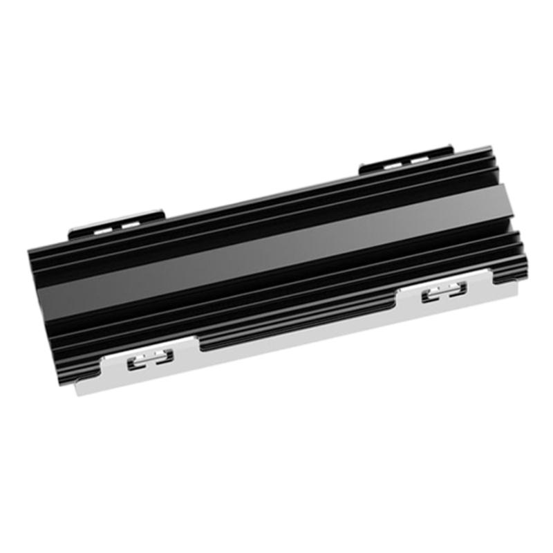 Охладители для M.2 SSD Радиатор NVME M.2 2280 SSD Жесткий диск Алюминиевый радиатор с термосиликоновой прокладкой для NVME M.2 2280 SSD чёрный Cheese Bread Ball