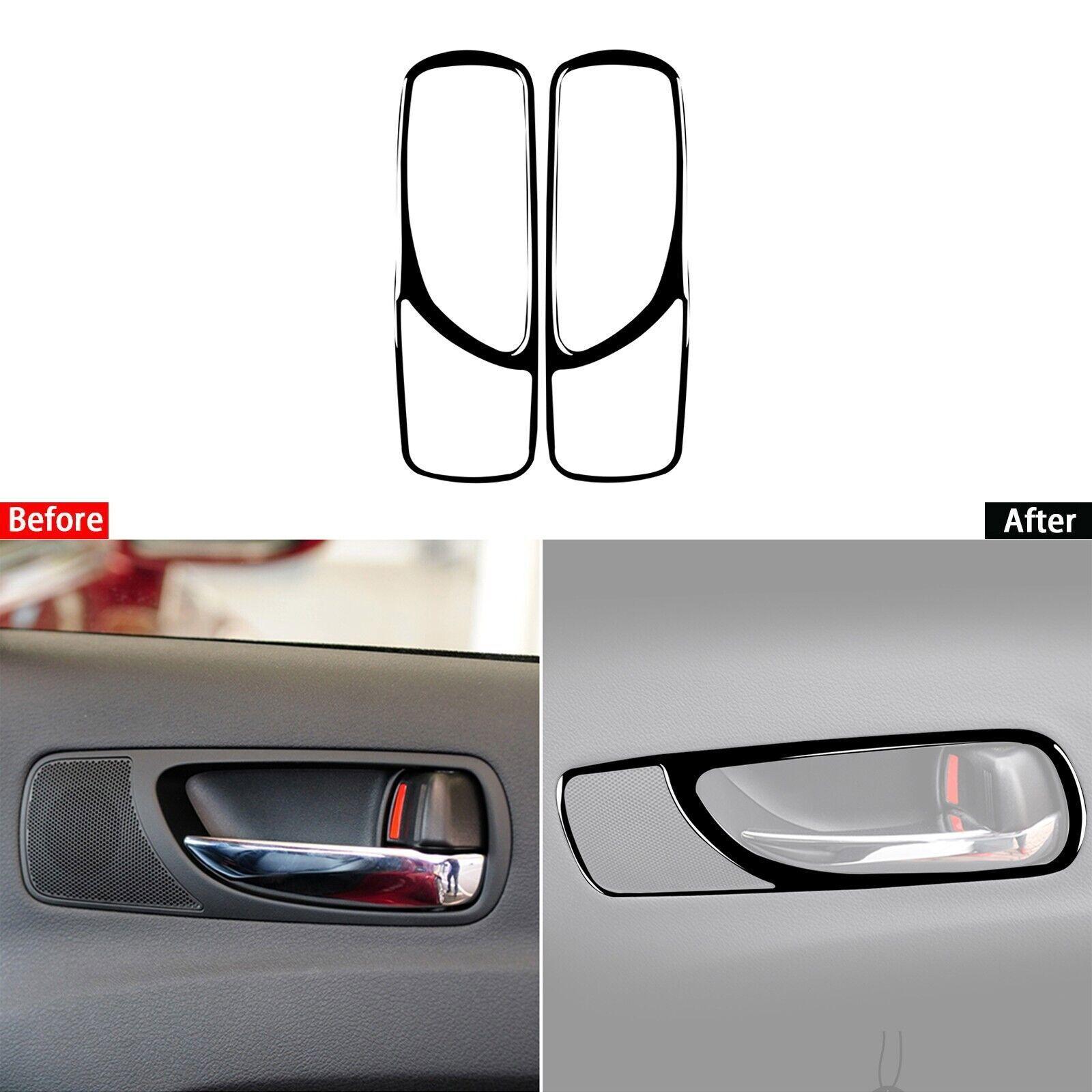 Glossy Piano Black Interior Rear Door Handle Cover For Lexus IS250 IS350 2006-12 gray Bavin02