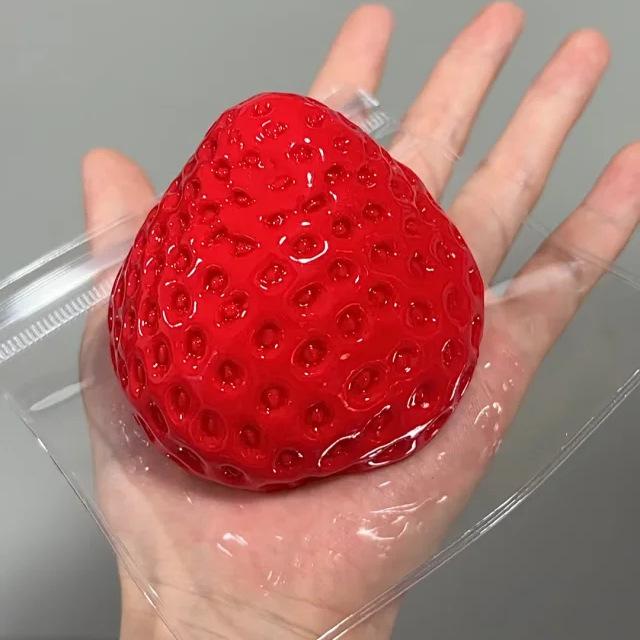Большая Клубника Сквиши Игрушка Таба Кавайный Красный Розовый Сквиши Игрушка-Непоседа Фрукты Овощи Мягкий Подарок на День Рождения Девочки Игрушка red Phone Case CSWO02