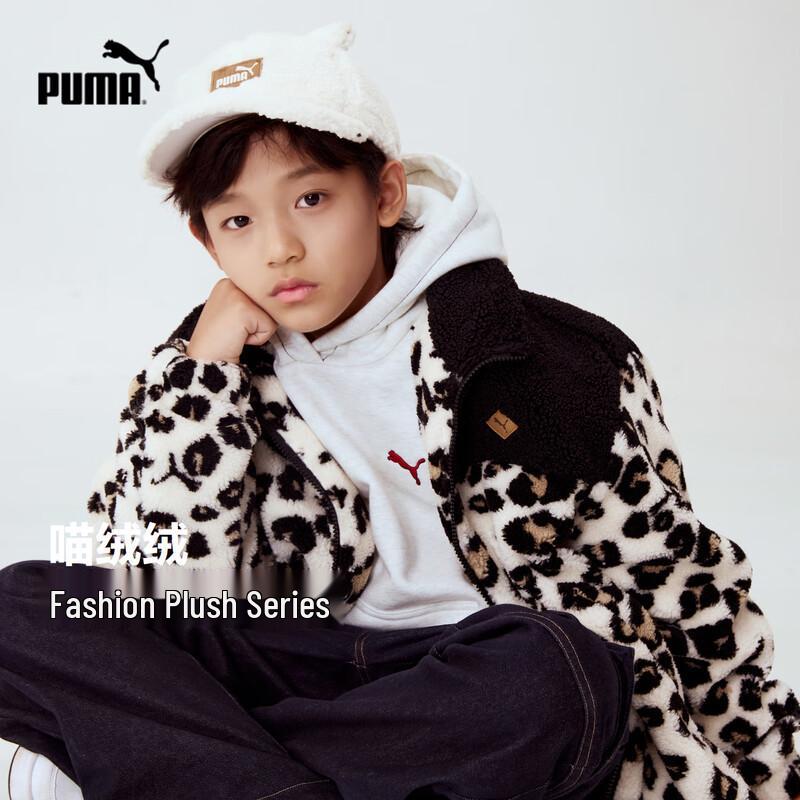 Зимняя куртка-флис с шерпой для детей PUMA 170 black