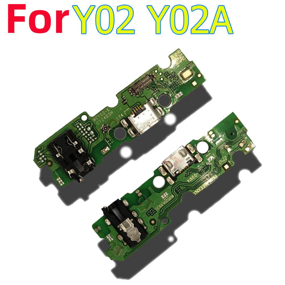 Charging Port Board Flex Cable For Vivo Y02 Y02A Y02/Y02A black Fep 3C